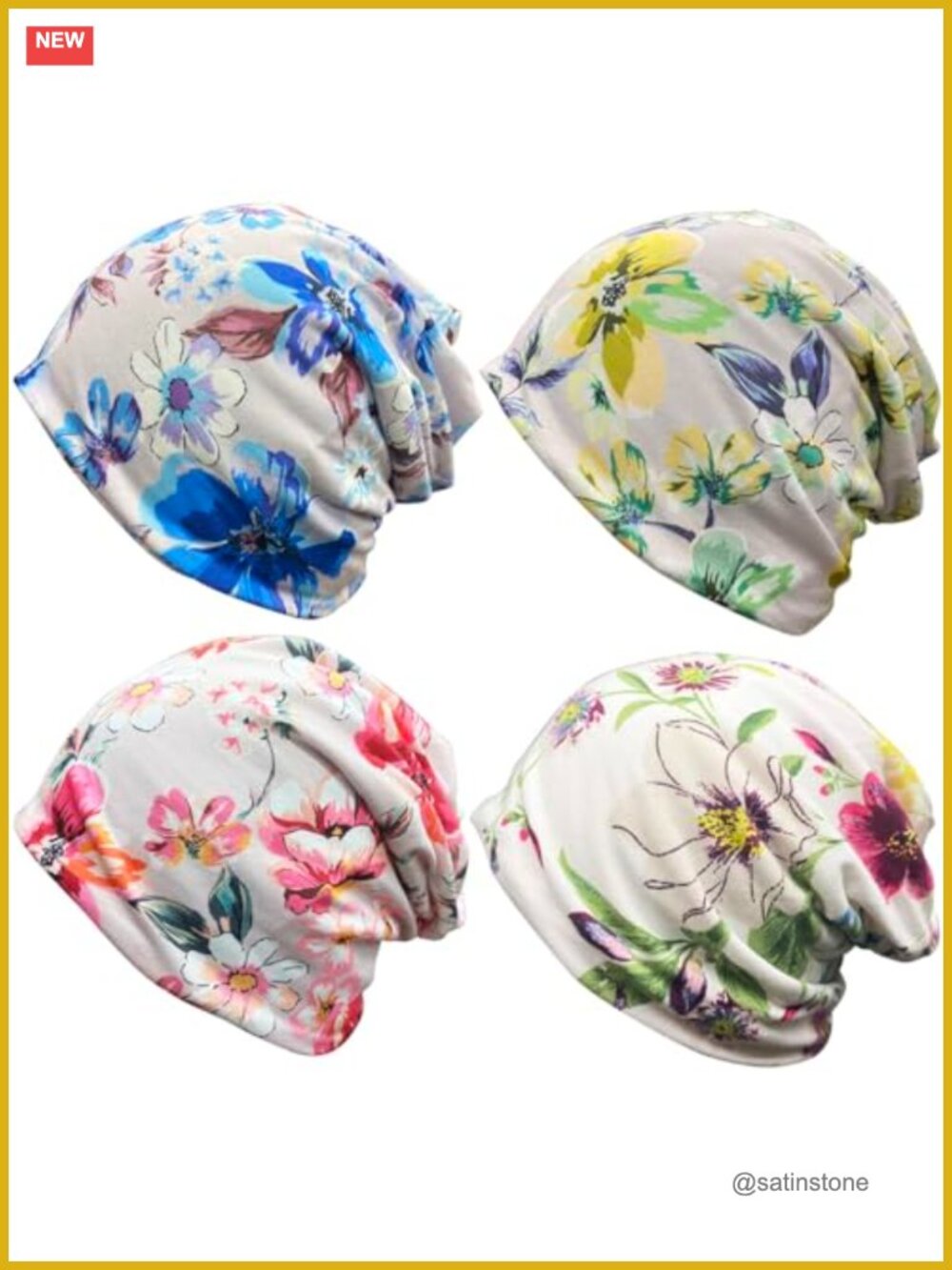Womens Slouchy Beanie Soft Chemo Headwear Breathable Cancer Caps